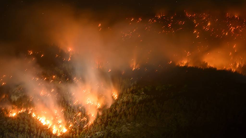 Wegen des Klimawandels erhöht sich die Waldbrandgefahr in den Voralpen einer neuen Studie zufolge stark. (Archivbild)
