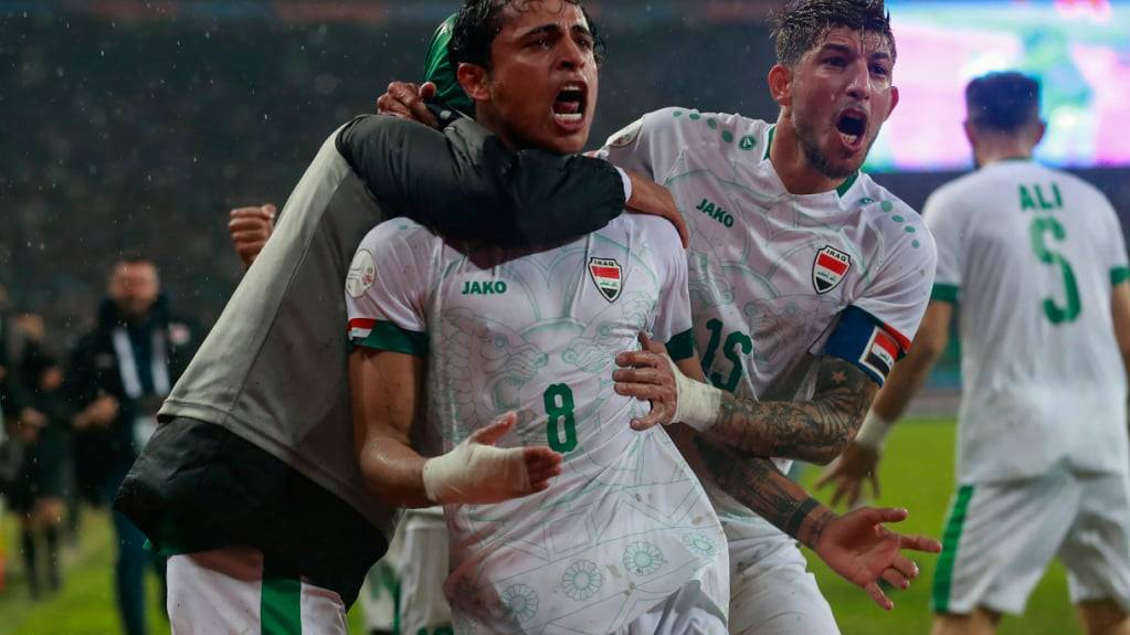 Jubel in letzter Minute: Der Irak darf weiter von der zweiten Qualifikation für eine Fussball-WM träumen