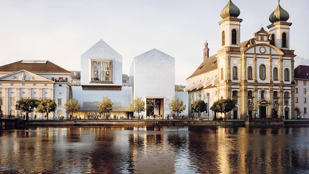 Visualisierung des Siegerprojekts für ein neues Luzerner Theater. (Archivaufnahme)