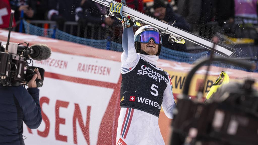 Norwegisch-brasilianische Festspiele beim Slalom in Wengen
