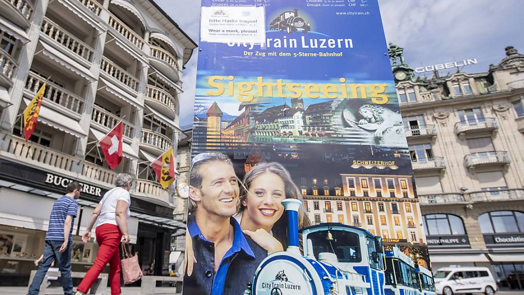 Viele Touristinnen und Touristen aus der Schweiz haben 2021 in Luzern Halt gemacht. (Archivbild)