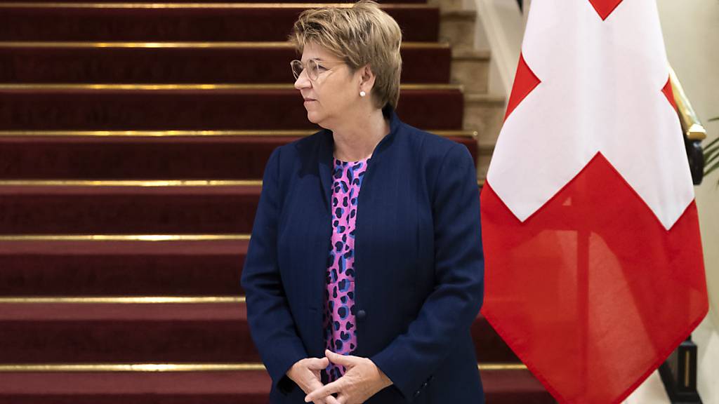 Wurde Zielscheibe von Verunglimpfungen im russischen Fernsehen: die Schweizer Bundespräsidentin Viola Amherd. (Archivbild)