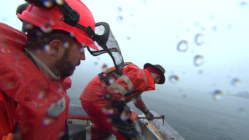 «unterwegs» beim Flössen auf dem Ägerisee