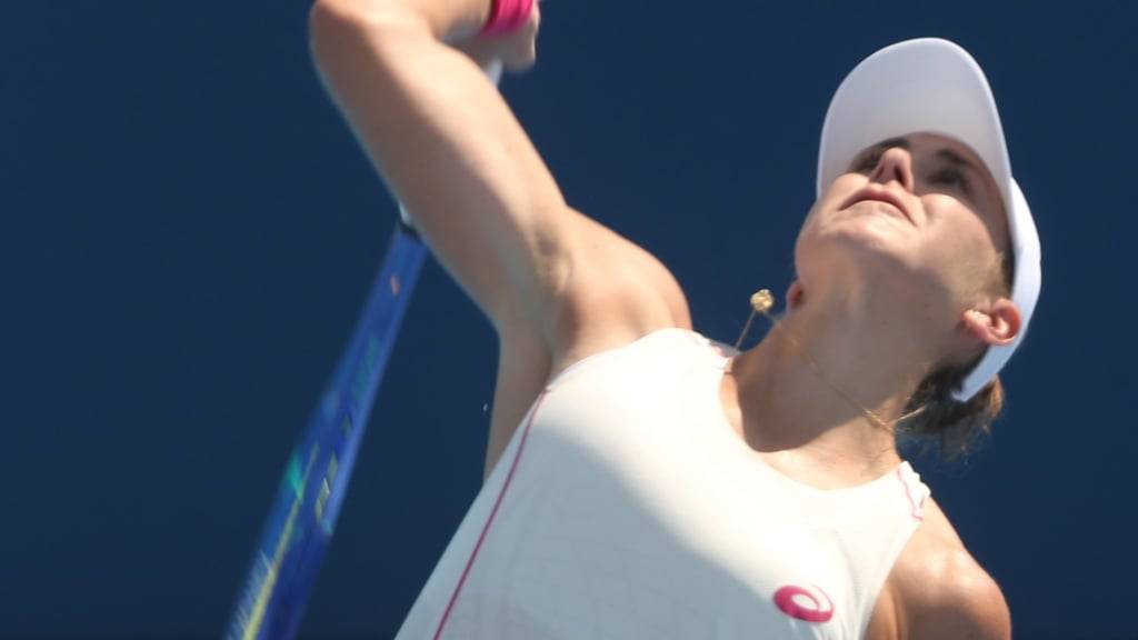 Vergeblich gestreckt: Belinda Bencic muss in Cincinnati bereits wieder ihre Sachen packen