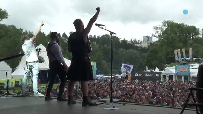 Verregnet: So wird im Sittertobel der Freitag gefeiert