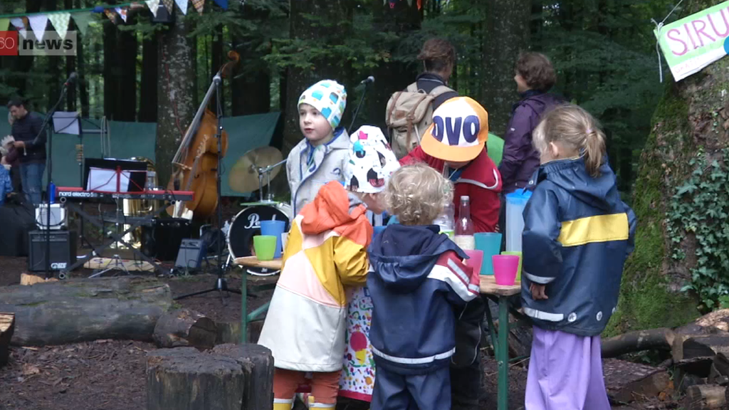 Der Waldkindergarten feiert sein zwanzig jähriges Bestehen.