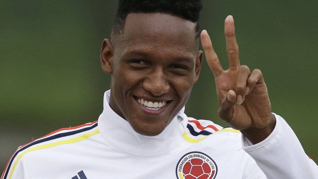 Yerry Mina bestritt bislang neun Länderspiele für Kolumbien