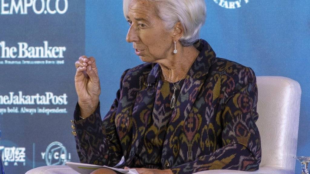 Der Internationale Währungsfonds IWF unter der Leitung von Christine Lagarde sieht noch zahlreiche Schwachstellen im weltweiten Finanzsystem.