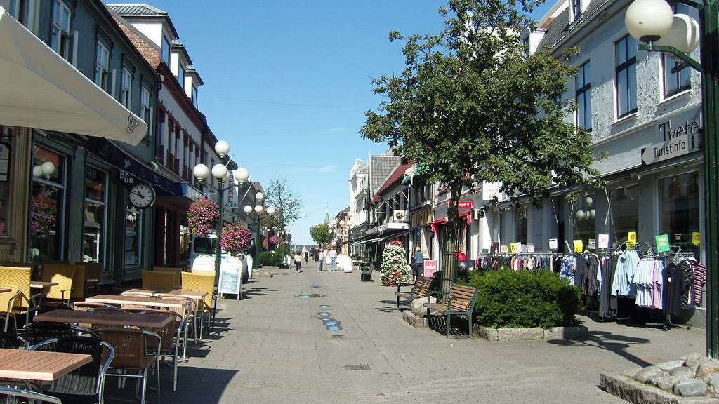 Die Einkaufspassage von Sarpsborg. (Bild: wikimedia.com/Åshild Telle)