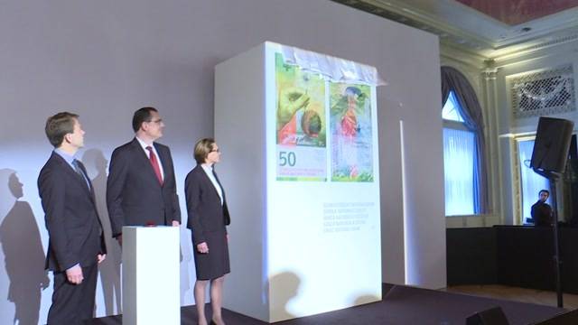 Banknote erstrahlt im neuen Design