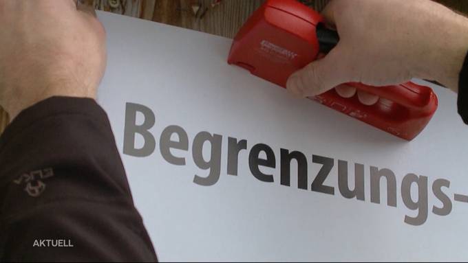 Nordwestschweizer Kantone kämpfen zusammen gegen die Begrenzungsinitiative