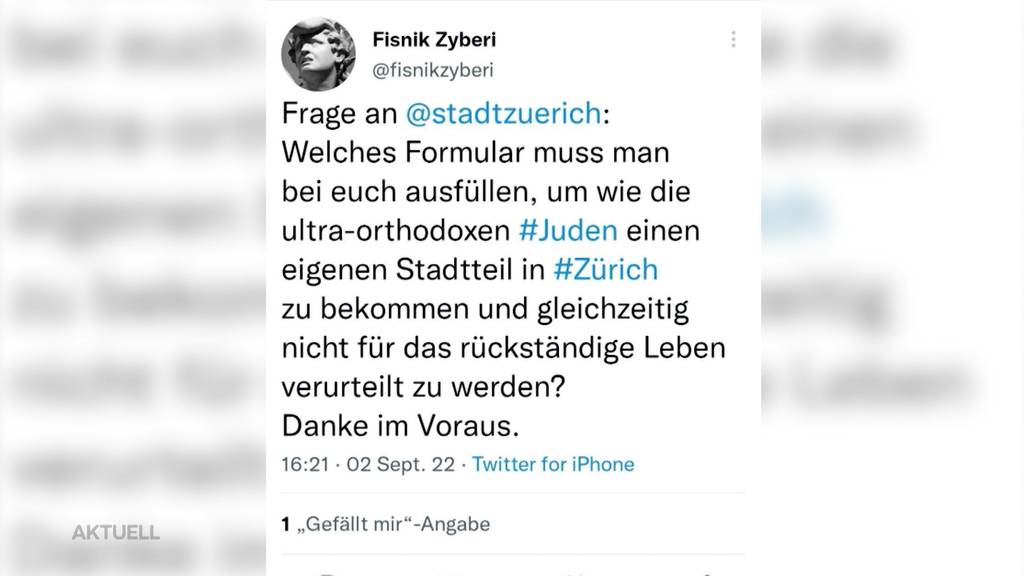 Schock-Tweet: Ein Solothurner Ex-Politiker setzt einen antisemitischen Tweet ab