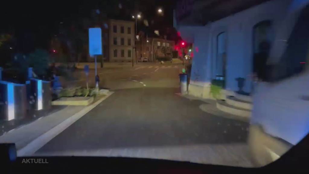 Viel Arbeit: Zwischen Feuerwerk und Blaulicht – eine Herausforderung für die Polizisten in Baden