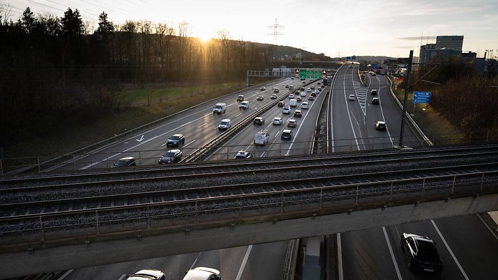 Solaranlagen stören entlang von Strassen weniger - weil die Landschaft ohnehin schon belastet ist. Die Baudirektion prüft nun, was bei Kantonsstrassen möglich wäre. (Archivbild)