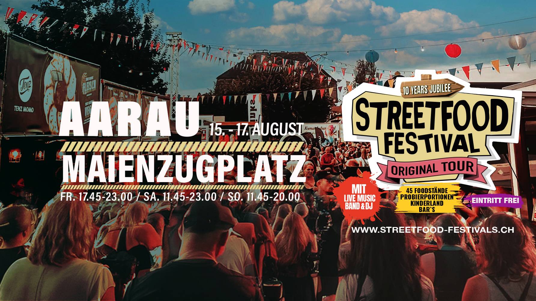Aarau Webbild Streetfood Festival