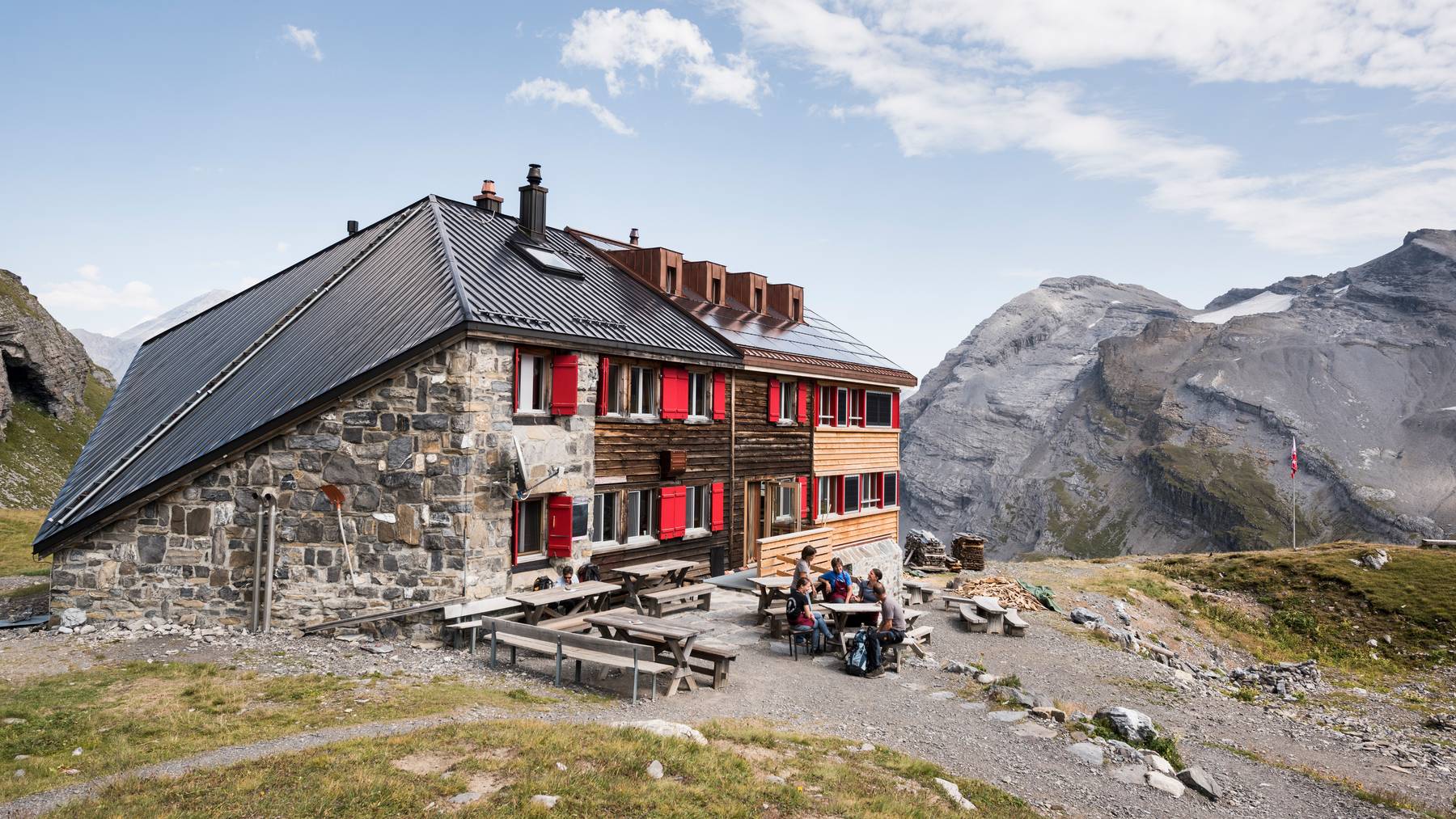 Die Lämmerenhütte erfreute sich auch 2023 grosser Beliebtheit.