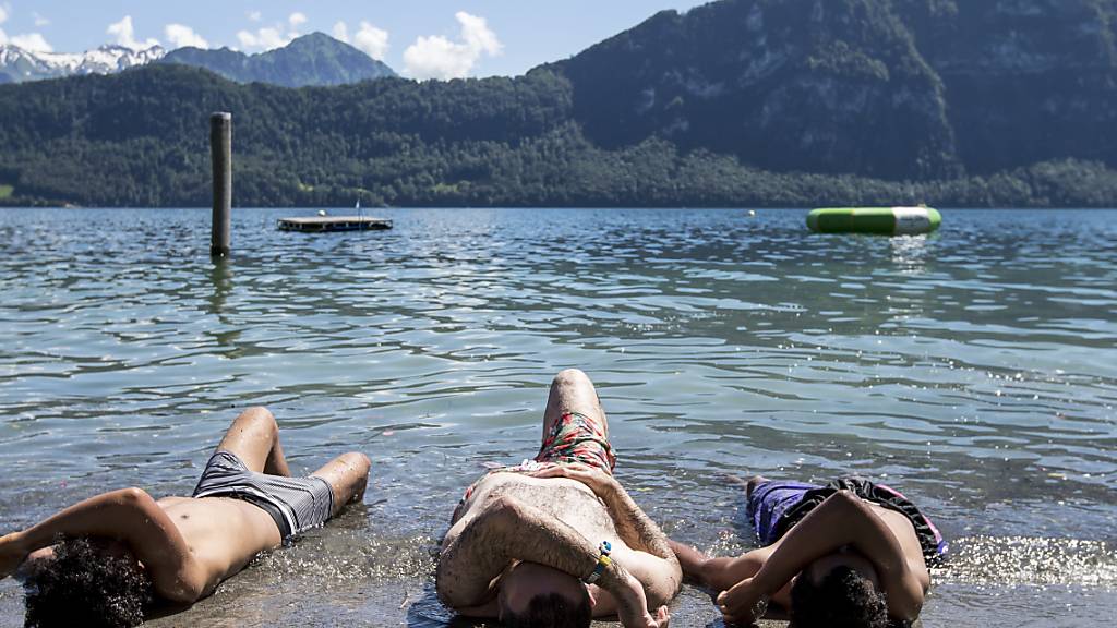 Das Lido in der Luzerner Seegemeinde Weggis ist eine offizielle Badestelle. (Archivaufnahme)