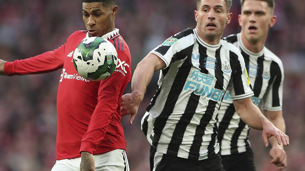 Fabian Schär war mit Newcastle gegen Manchester United wieder im Einsatz