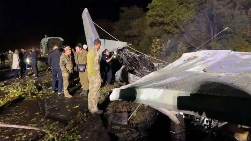 Ukraine: Militärflugzeug stürzt ab – 25 Tote und zwei Verletzte