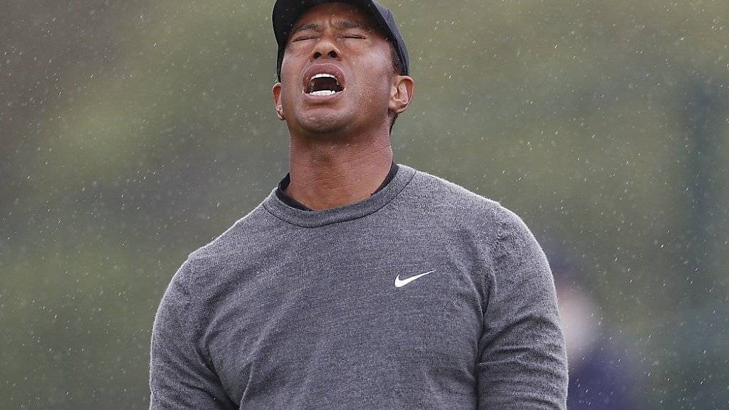 Tiger Woods musste am US Open leiden