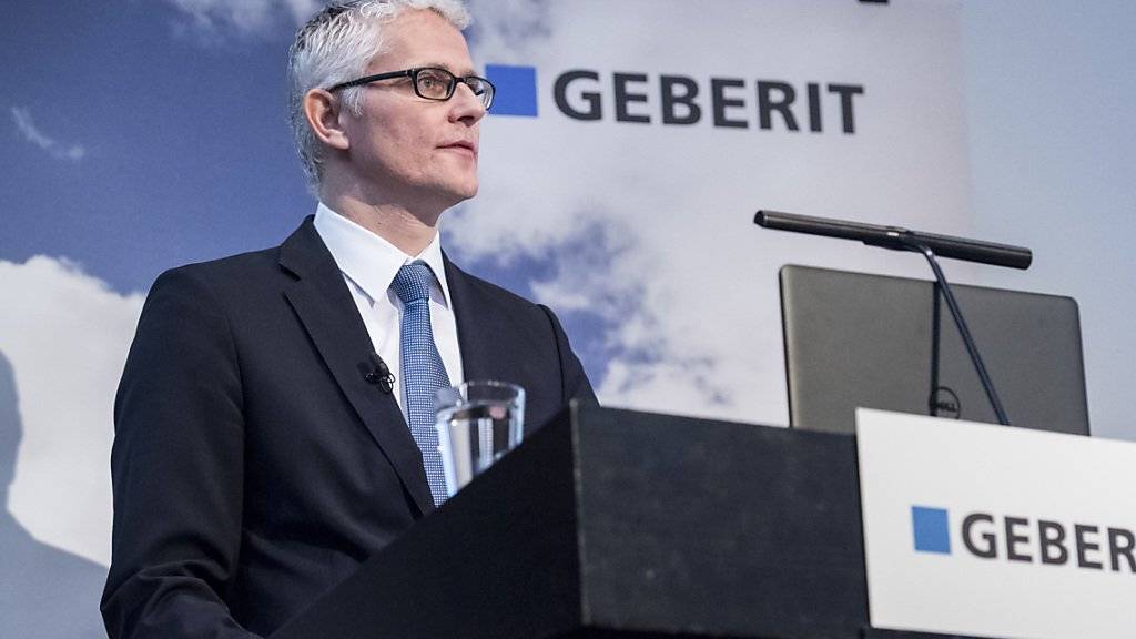 Geberit-Chef Christian Buhl kann für 2018 ein neues Rekordergebnis verkünden. (Archiv)