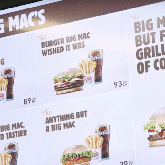 Burger King verarscht McDonald's