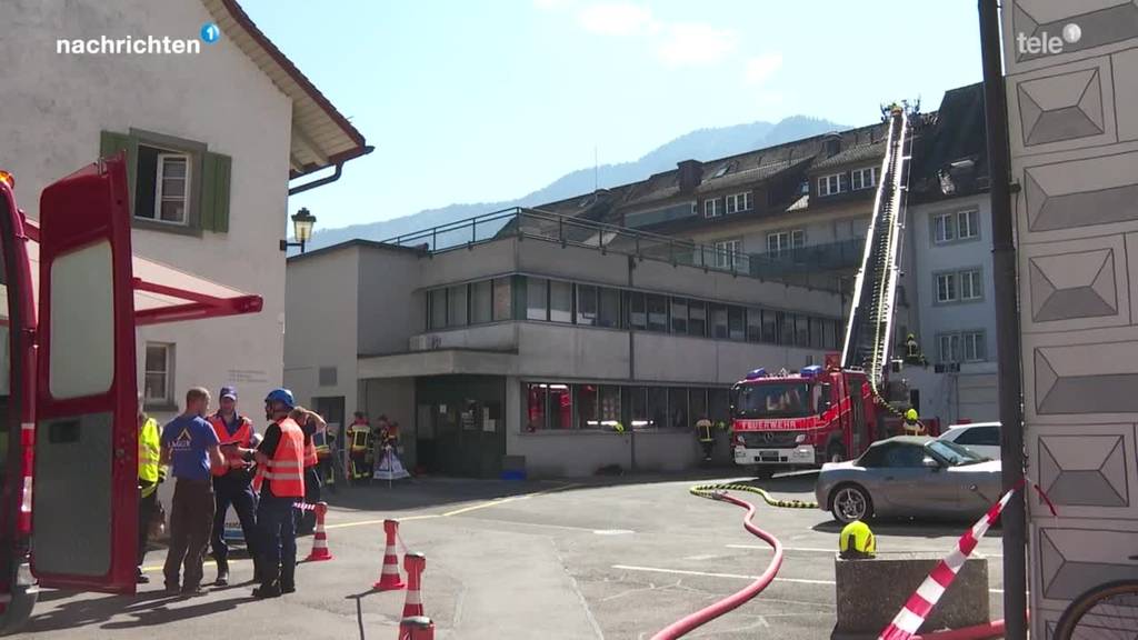 Feuerwehreinsatz in Arth