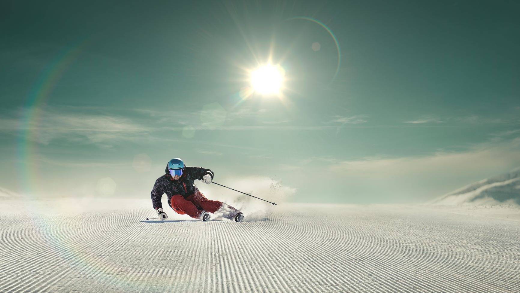 Skifahrer am TITLIS