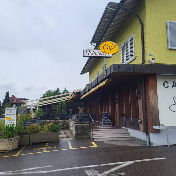 Café Schneider in Siggenthal Station ist per sofort geschlossen