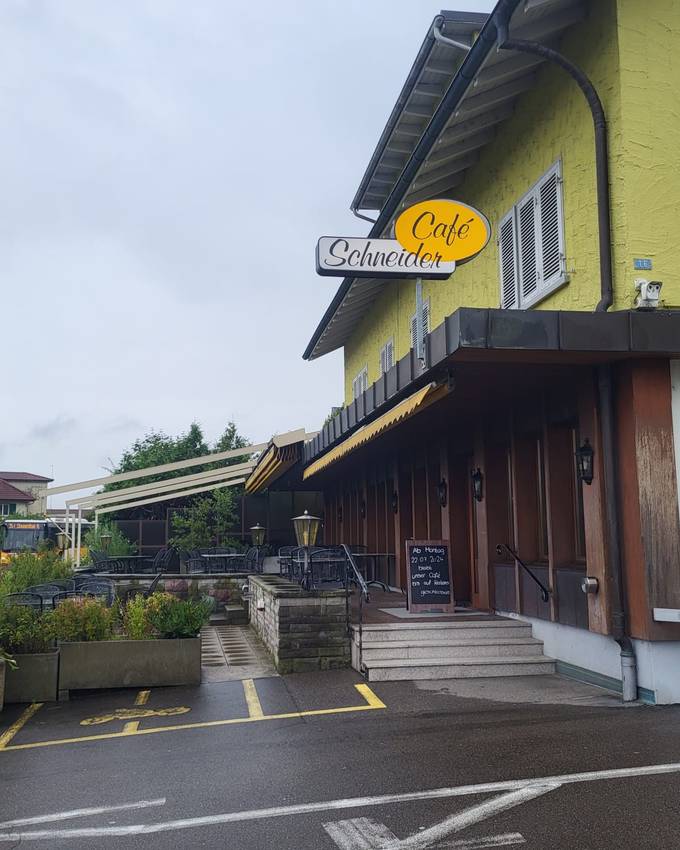 Café Schneider in Siggenthal Station ist per sofort geschlossen