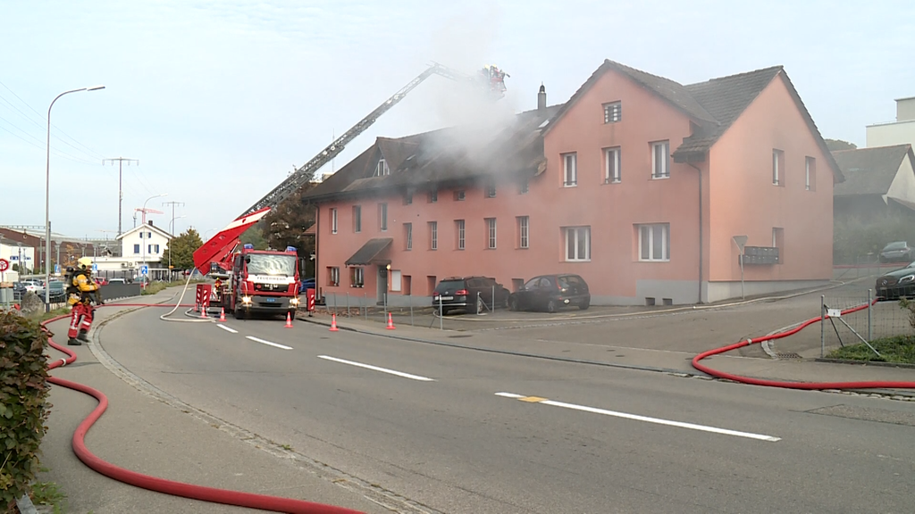 Brand in Mehrfamilienhaus – mehrere zehntausend Franken Sachschaden
