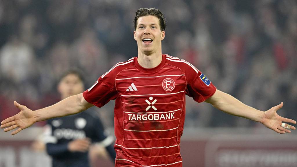 7 Tore in 11 Spielen seit der Winterpause: Cedric Itten zeigt sich bei Fortuna Düsseldorf treffsicher