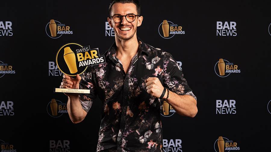 Valentin Matter gewinnt den Award «Best Barkeeper Talent 2022».
