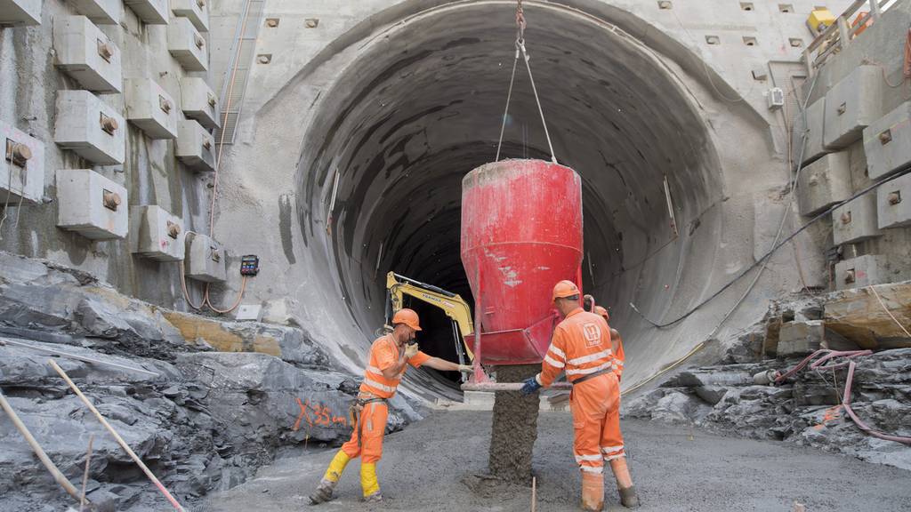 Spannender Einblick in den Eppenberg-Tunnel