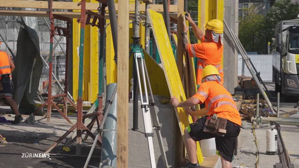 Auf Kurs: Grossbaustelle am Bahnhofquai beim Zürcher HB