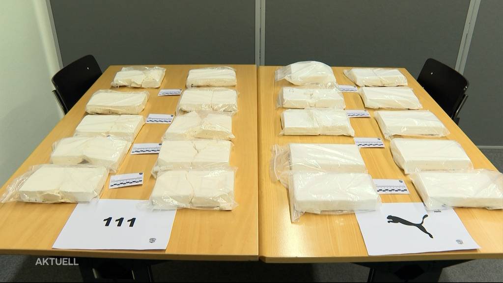 Kantonspolizei stellt Kokain im Wert von 2 Millionen Franken sicher