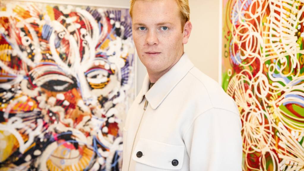 23 Jahre alt und von sich überzeugt: Der deutsche Jungmaler Leon Löwentraut stellt ab diesem Freitag in Zürich aus.