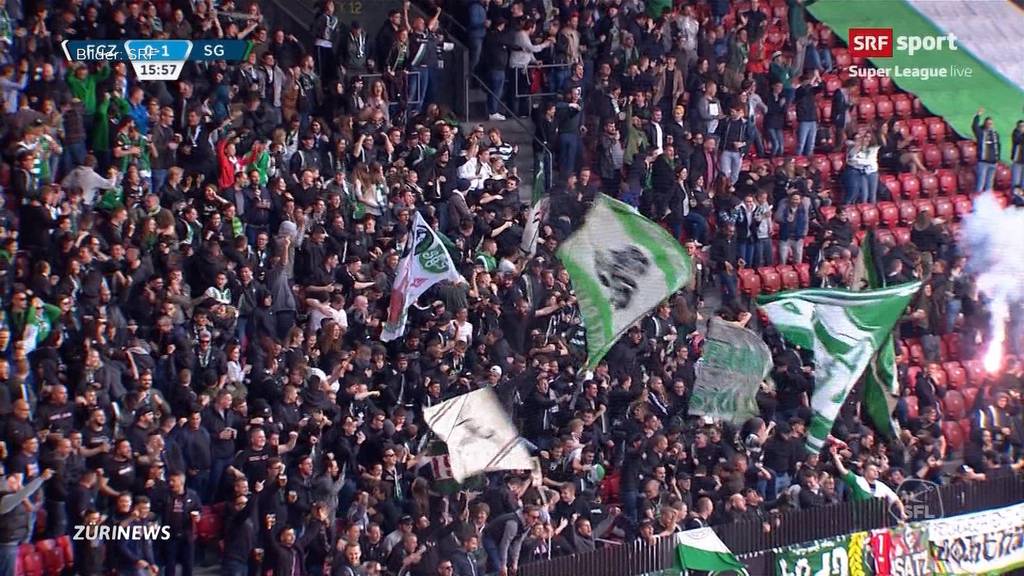 Fans von FC St. Gallen gehen auf Zürcher Polizisten los