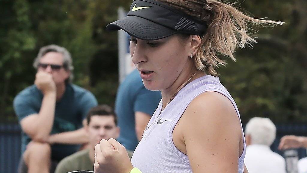 Je länger je besser: Nach einem Fehlstart qualifizierte sich Belinda Bencic am US Open sicher für die 2. Runde