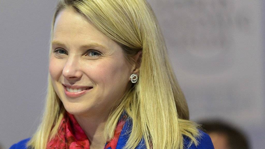 Yahoo-Chefin Marissa Mayer will nach dem Verkauf im Unternehmen bleiben. (Archivbild)