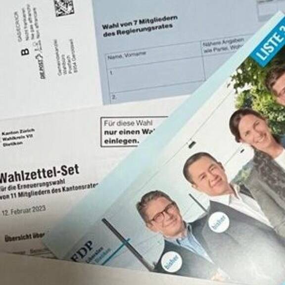 Geroldswil verschickt Wahlcouvert mit FDP-Flyer – SVP und SP toben