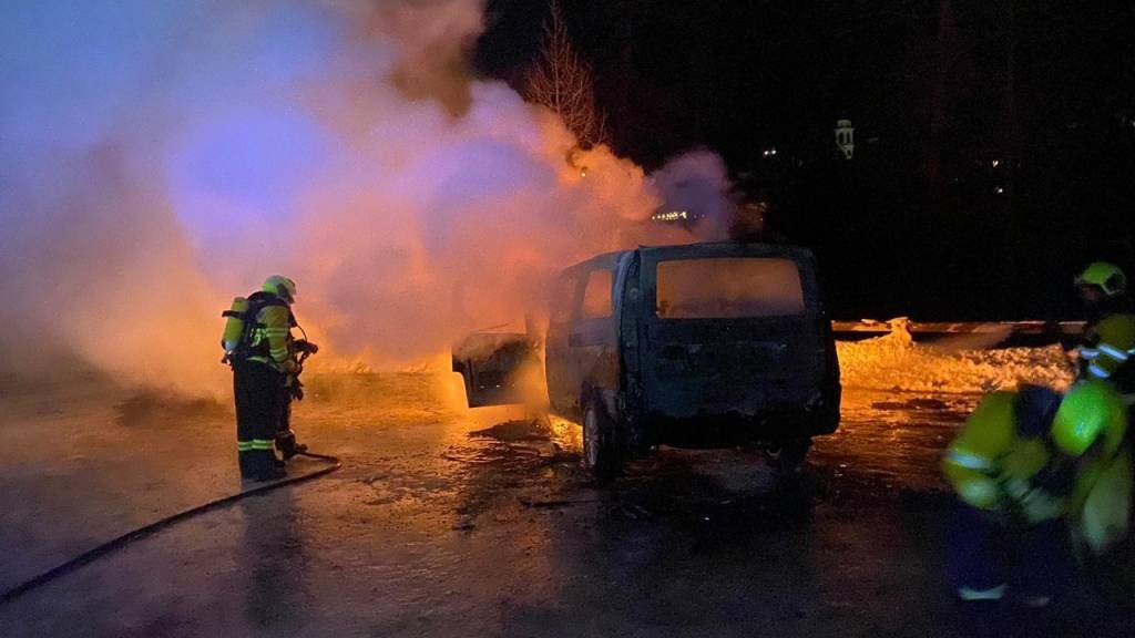 Die Feuerwehr Samedan-Pontresina löschte den Brand.