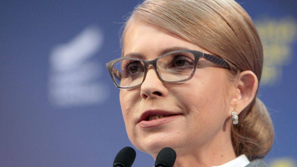 ARCHIV - Ex-Regierungschefin Julia Timoschenko im Jahr 2019. Foto: Ukrinform/dpa/Archivbild