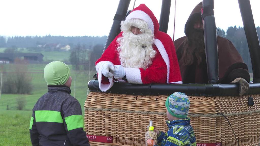 Santa Ride: Der Samichlaus kommt dieses Jahr im Ballon