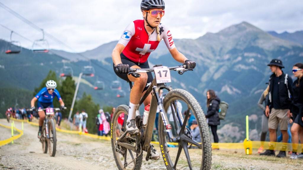Nicole Koller drückt in die Pedale (Archivaufnahme)