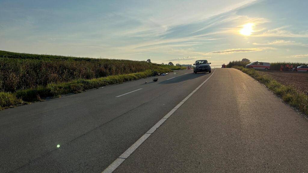 Velofahrer in Hagenbuch bei Unfall schwer verletzt