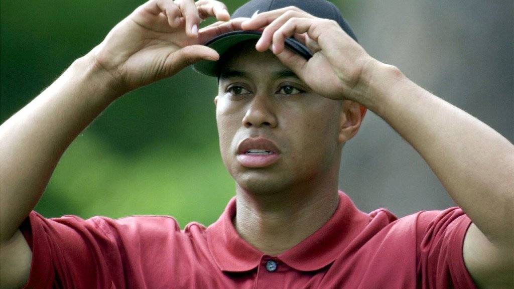 Tiger Woods für einmal in der Rolle des Beobachters