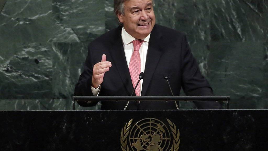 Uno-Generalsekretär Antonio Guterres hat in seiner Neujahrsansprache angesichts der Konflikte auf der Welt die «Alarmstufe rot» ausgerufen. (Archiv)