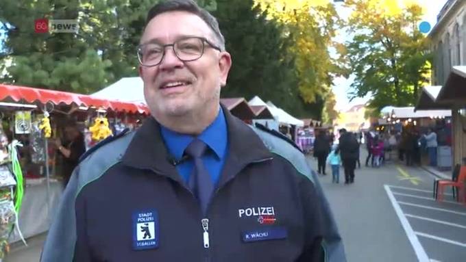 Abtretender St.Galler Jahrmarkt-Polizist: «Ich komme wieder»