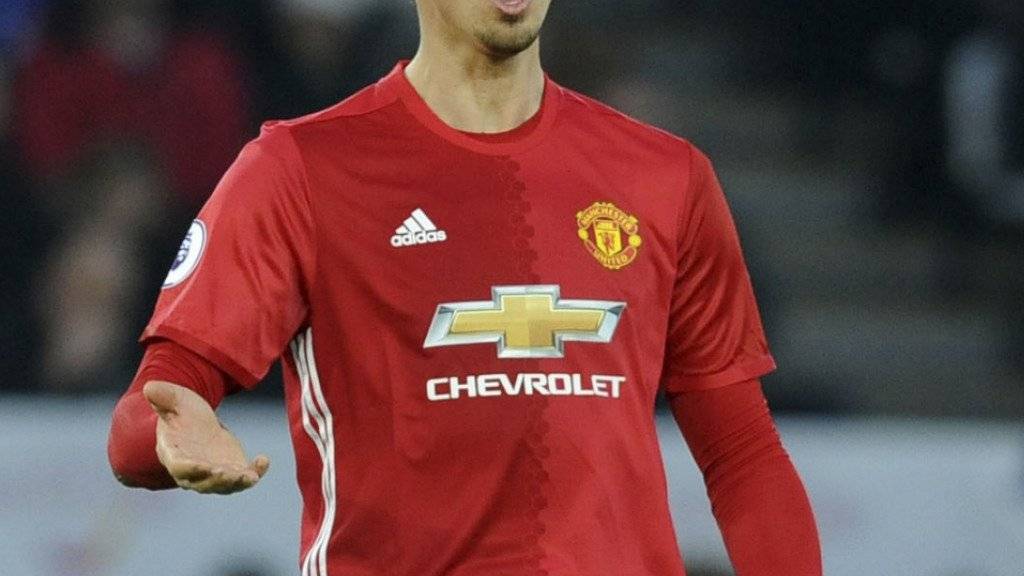 Zlatan Ibrahimovic könnte seine Karriere bei Manchester United fortsetzen